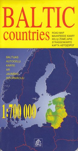 Baltic states 1:700 000 (road map)