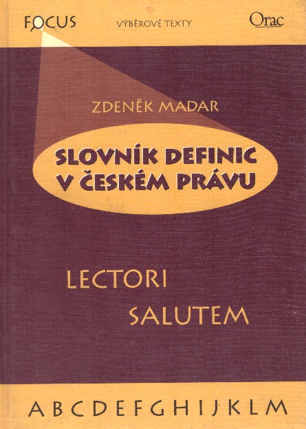 Slovník definic v českém právu