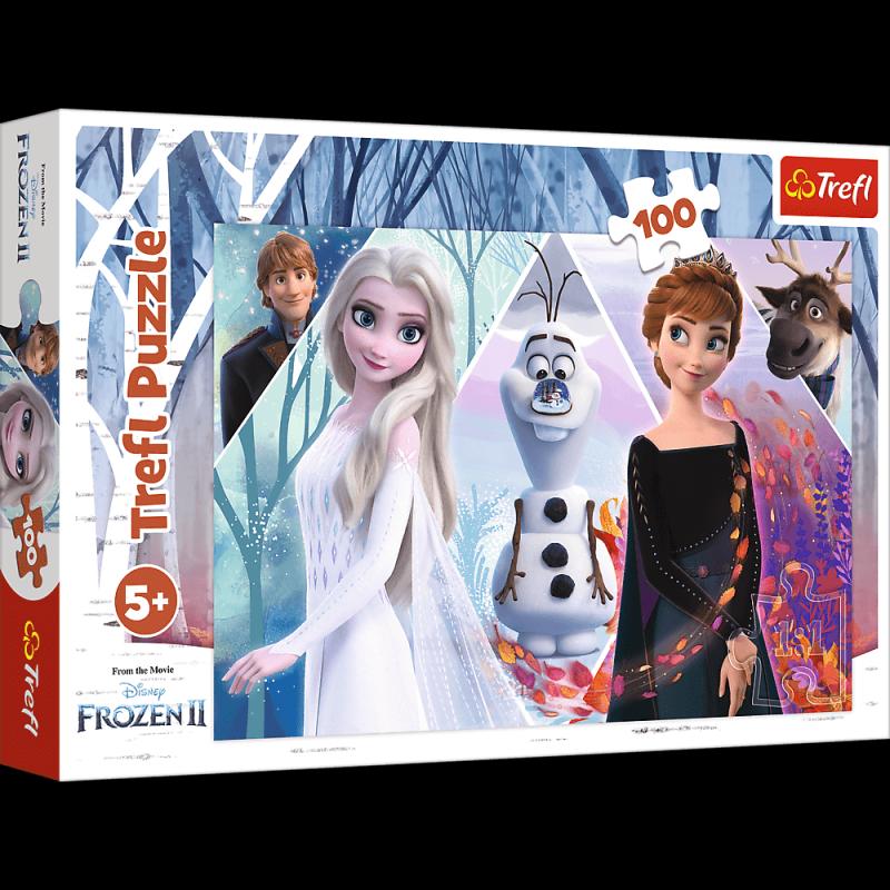 Trefl Puzzle Frozen 2 - Začarovaná země / 100 dílků