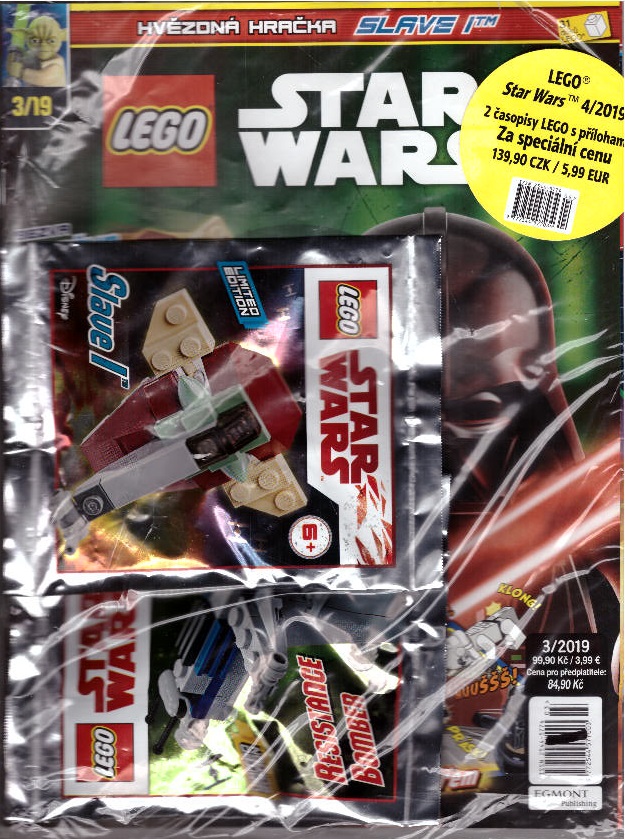 Lego Star Wars 4/2019 -2 časopisy (Slave I., Resistance Bomber)